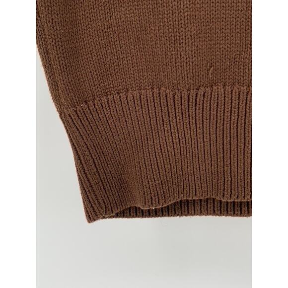 MNG Women's Brown Knit Crewneck Sleeveless Tank Top SZ XS - Picture 7 of 9